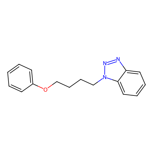 1-(4-Phenoxybutyl)benzotriazole structure