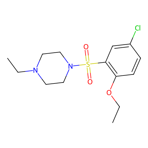 1-[(5-Chloro-2-ethoxyphenyl)sulfonyl]-4-ethylpiperazine structure