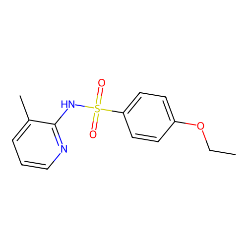 [(4-Ethoxyphenyl)sulfonyl](3-methyl(2-pyridyl))amine structure