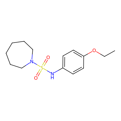 N-(4-乙氧基苯基)氮杂环庚烷-1-磺酰胺 structure