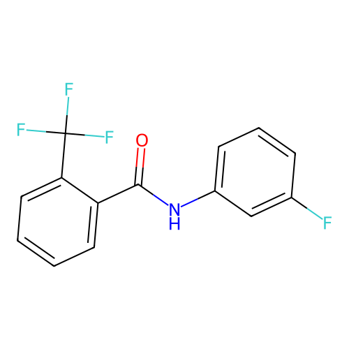 N-(3-fluorophenyl)-2-(trifluoromethyl)benzamide structure