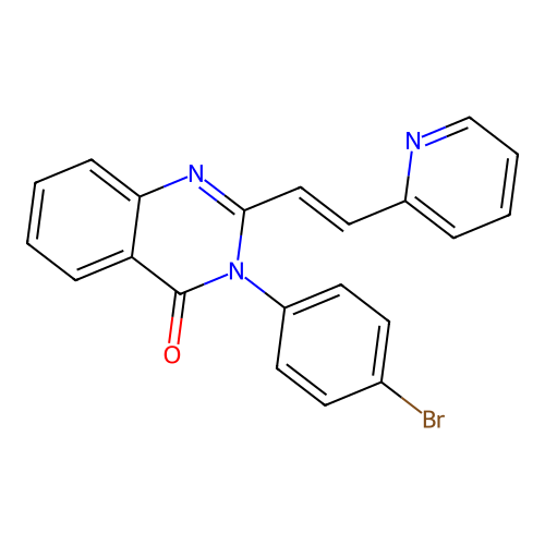 3-(4-bromophenyl)-2-[(E)-2-pyridin-2-ylethenyl]quinazolin-4-one structure