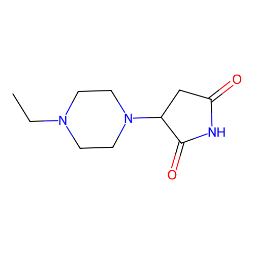 3-(4-Ethylpiperazin-1-yl)pyrrolidine-2,5-dione structure