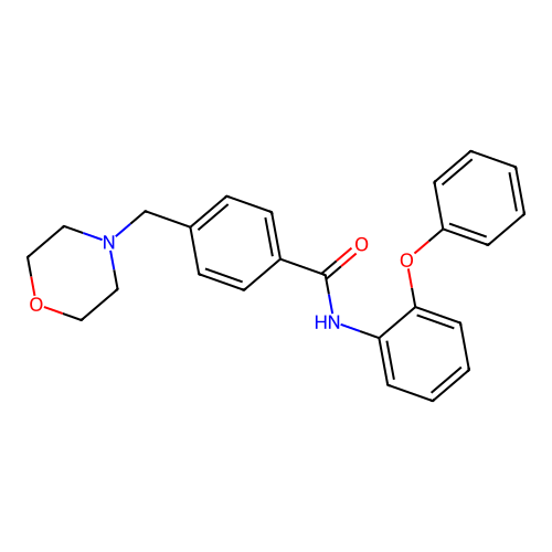 4-(morpholin-4-ylmethyl)-N-(2-phenoxyphenyl)benzamide structure