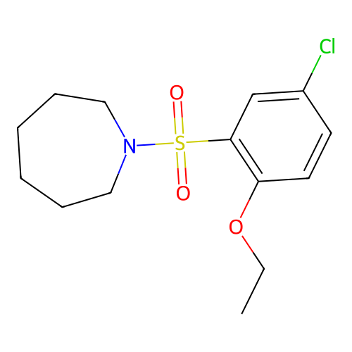 1-[(5-Chloro-2-ethoxyphenyl)sulfonyl]azepane structure