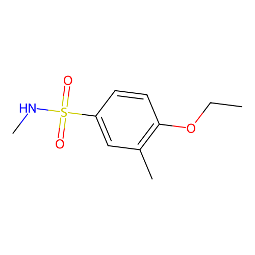 4-ethoxy-N,3-dimethylbenzenesulfonamide structure
