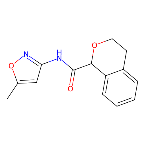 N-(5-Methylisoxazol-3-yl)isochroman-1-carboxamide structure