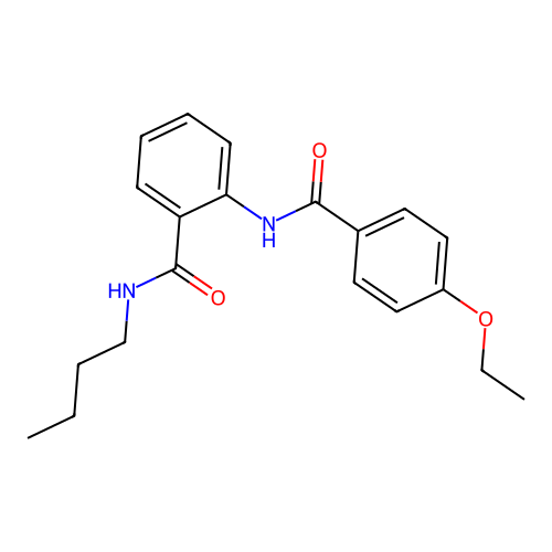 N-butyl-2-[(4-ethoxybenzoyl)amino]benzamide structure