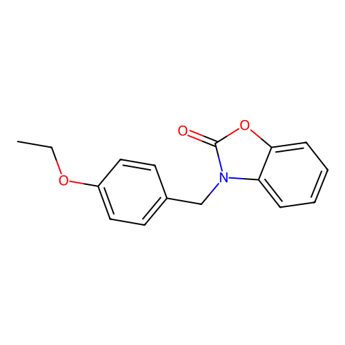 3-(4-ethoxybenzyl)-1,3-benzoxazol-2(3H)-one structure