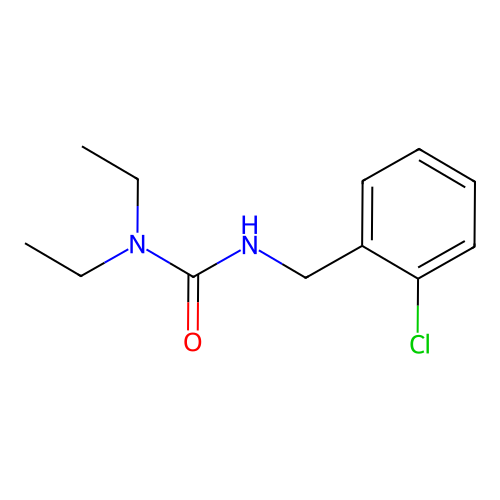 3-(2-Chlorobenzyl)-1,1-diethylurea structure