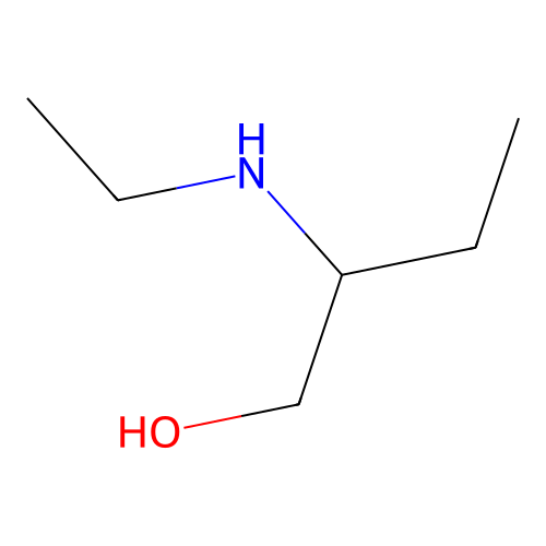 2-(Ethylamino)butan-1-ol structure