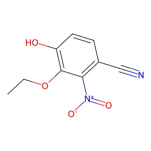 3-Ethoxy-4-hydroxy-2-nitrobenzonitrile structure