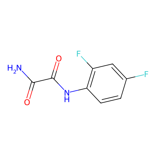 N'-(2,4-difluorophenyl)oxamide structure