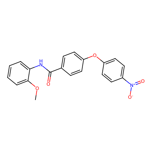 N-(2-methoxyphenyl)-4-(4-nitrophenoxy)benzamide structure