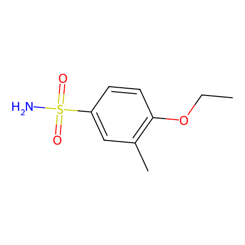 4-Ethoxy-3-methylbenzenesulfonamide structure