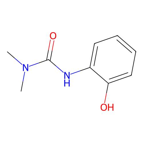 3-(2-Hydroxyphenyl)-1,1-dimethylurea structure