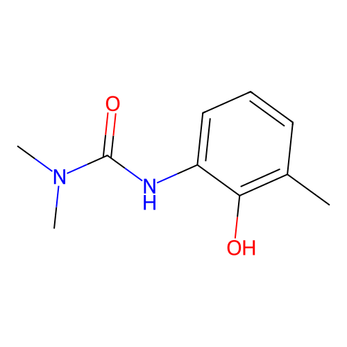 3-(2-Hydroxy-m-tolyl)-1,1-dimethylurea structure
