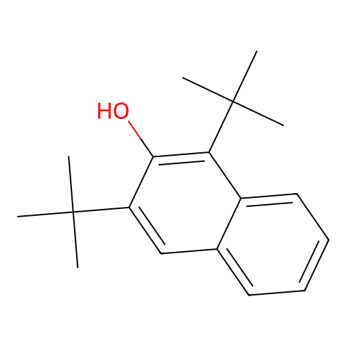 1,3-Bis(1,1-dimethylethyl)-2-naphthol structure