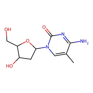 5-甲基-2'-脱氧胞苷 structure