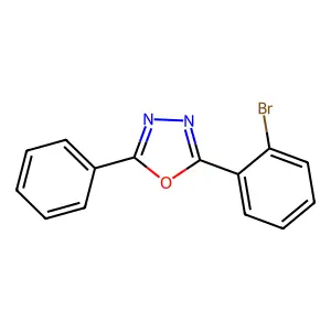 2-(2-Bromophenyl)-5-phenyl-1,3,4-oxadiazole structure