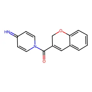 1-(2H-1-Benzopyran-3-ylcarbonyl)-4(1H)-pyridinimine structure