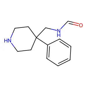 N-(4-苯基-4-哌啶基甲基)甲酰胺 structure
