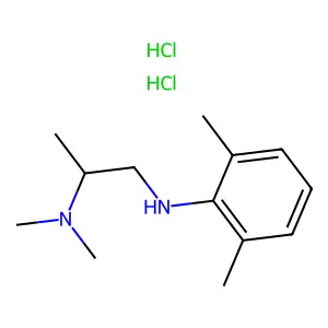1-(2,6-Dimethylphenylamino)-2-dimethylaminopropane dihydrochloride structure