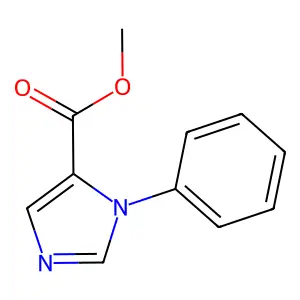 methyl 1-phenyl-1H-imidazole-5-carboxylate structure