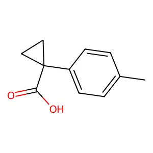 1-(4-甲基苯基)环丙烷甲酸 structure