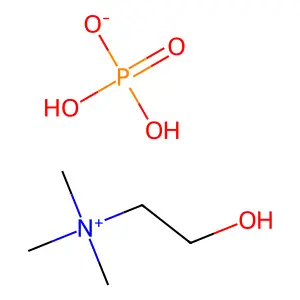 磷酸二氢胆碱 structure