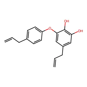 和厚朴新酚 structure