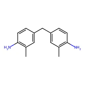 4,4'-Diamino-3,3'-dimethyldiphenylmethane structure