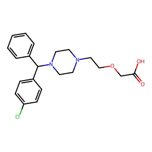 盐酸西替利嗪 structure