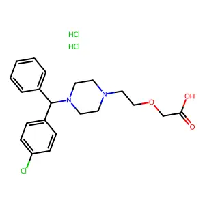 Cetirizine Hydrochloride structure