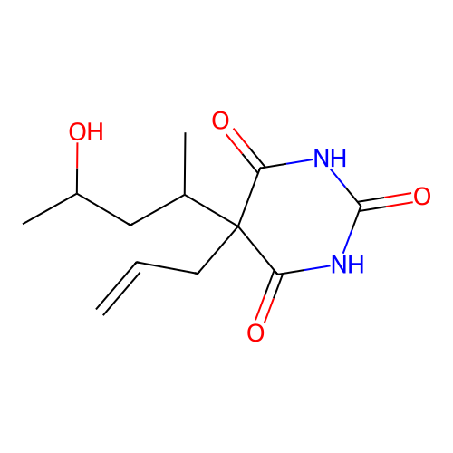 3'-Hydroxyquinalbarbitone structure