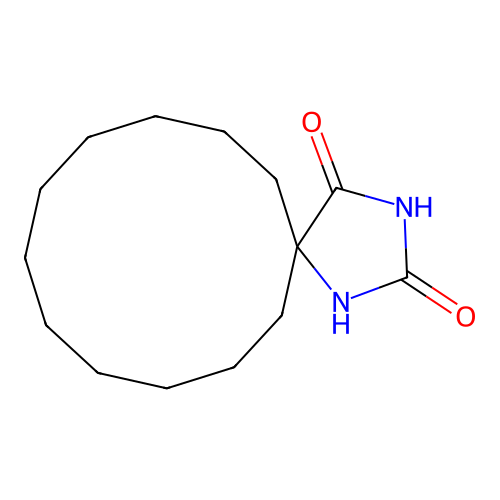 1,3-Diazaspiro[4.11]hexadecane-2,4-dione structure