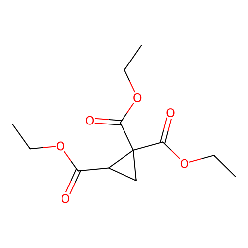 Triethyl cyclopropane-1,1,2-tricarboxylate structure