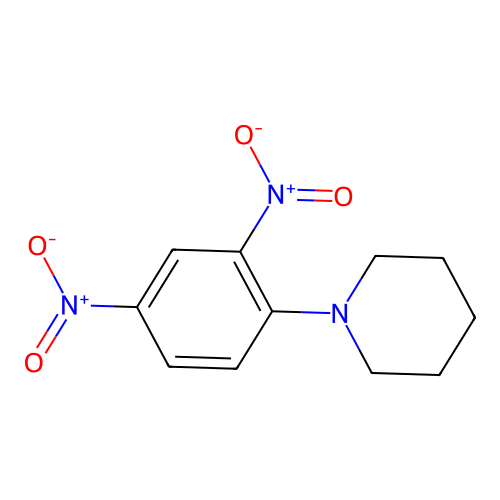 1-(2,4-Dinitrophenyl)piperidine structure