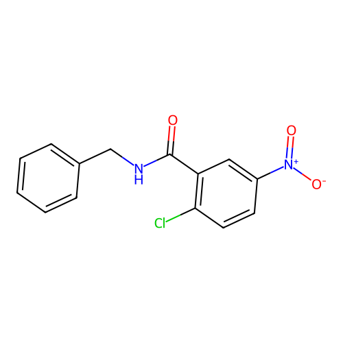 N-Benzyl-2-chloro-5-nitrobenzamide structure