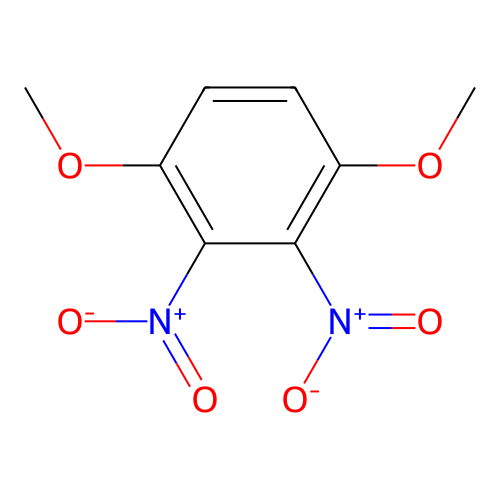 1,4-Dimethoxy-2,3-dinitrobenzene structure