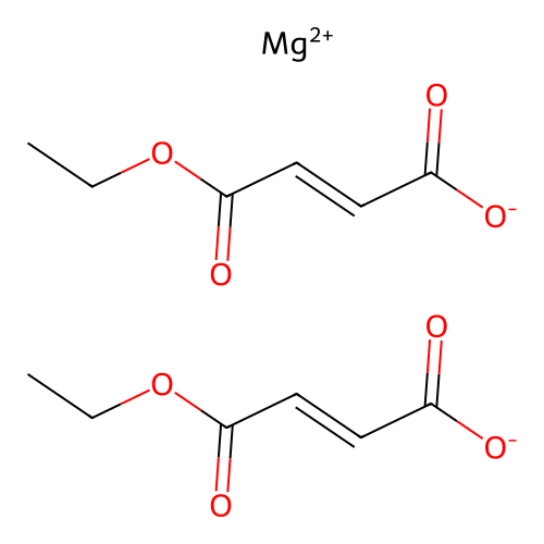 Magnesium monoethylfumarate structure