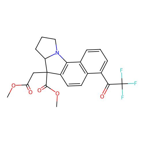 7-carboxy-7a,8,9,10-tetrahydro-4-(trifluoroacetyl)-7H-benzop structure