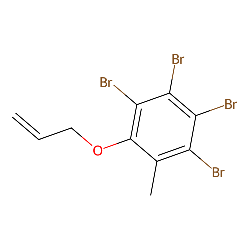 2-(Allyloxy)-3,4,5,6-tetrabromotoluene structure