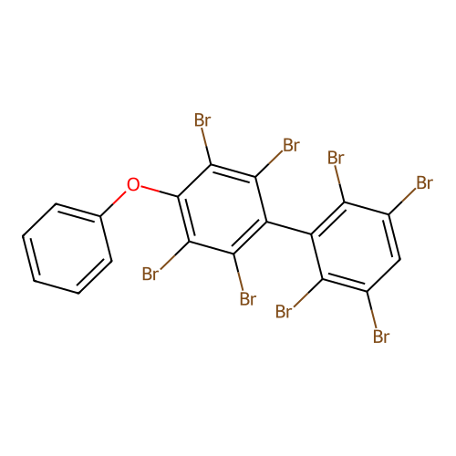 2,2',3,3',5,5',6,6'-Octabromo-4-phenoxy-1,1'-biphenyl structure