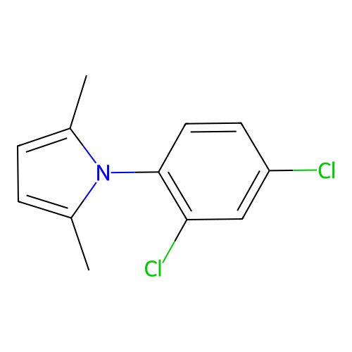 1-(2,4-Dichlorophenyl)-2,5-dimethylpyrrole structure