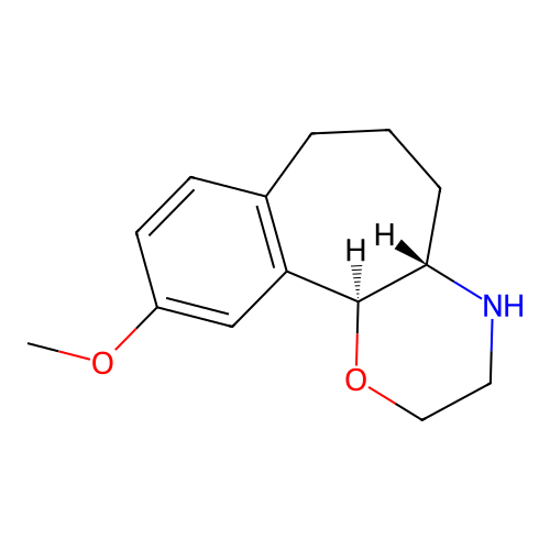 Benzo(6,7)cyclohept(1,2-b)(1,4)oxazine, 2,3,4,4a,5,6,7,11b-octahydro-10-methoxy-, (E)- structure