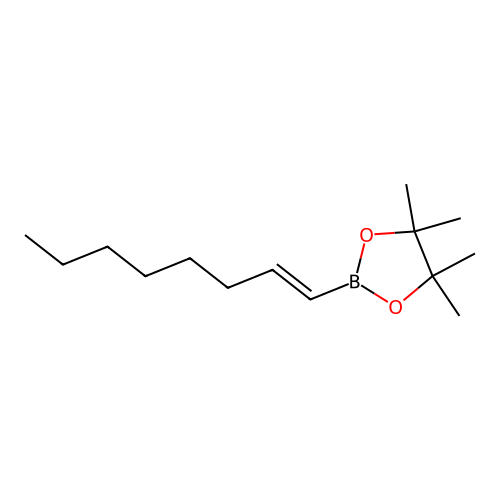 trans-1-Octenylboronic acid pinacol ester structure