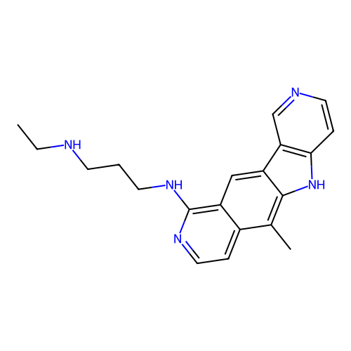 C20H23N5.1/2H2O structure