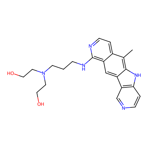 C22H27N5O2.1/2H2O structure