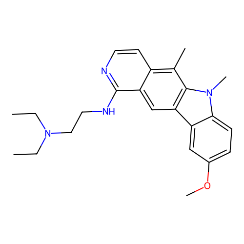 C24H30N4O.1/2H2O structure